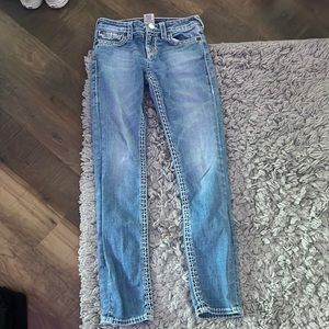 light wash true religion jeans